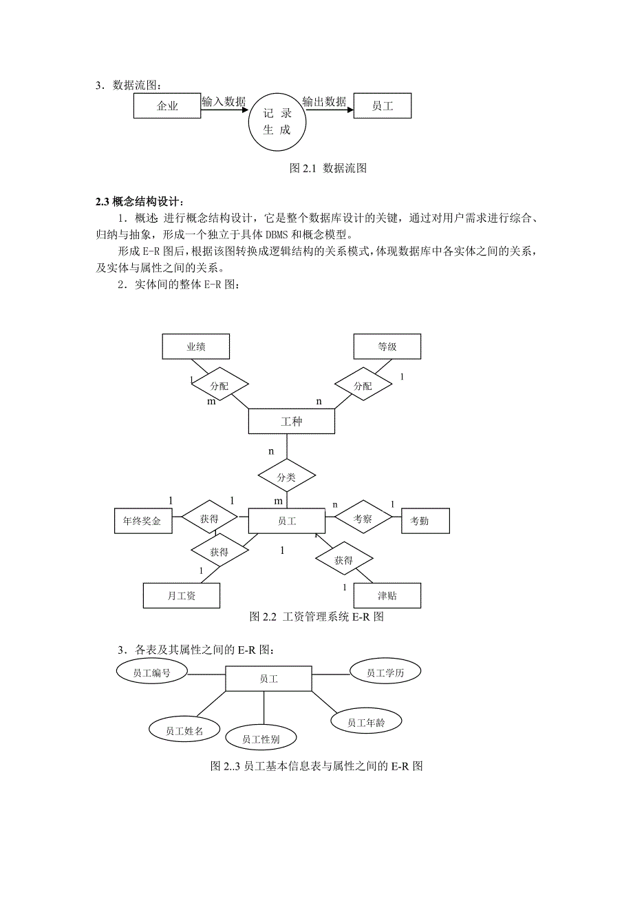 数据库设计报告――工资管理系统_第2页