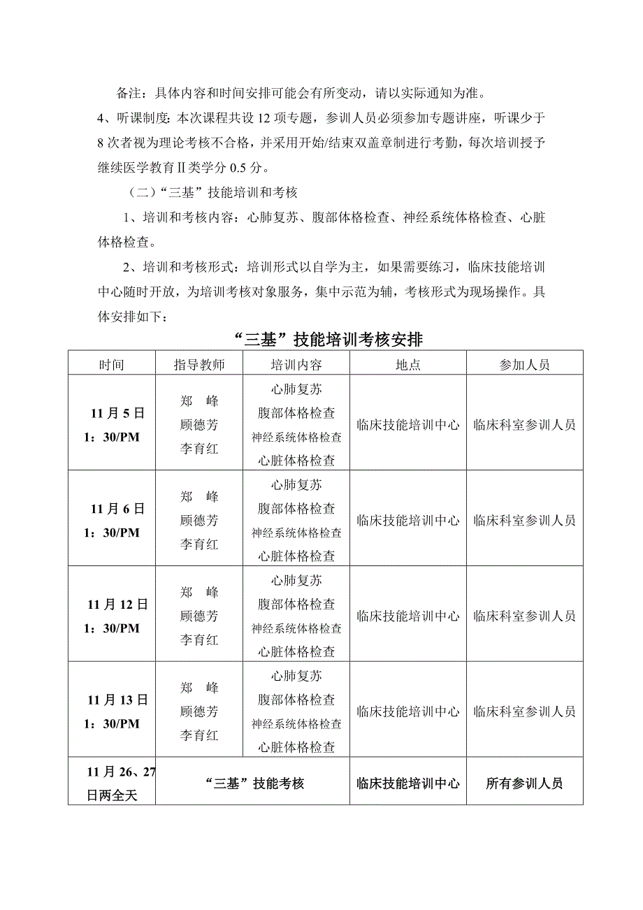 2015年松江区中心医院三基三严培训考核.doc_第3页