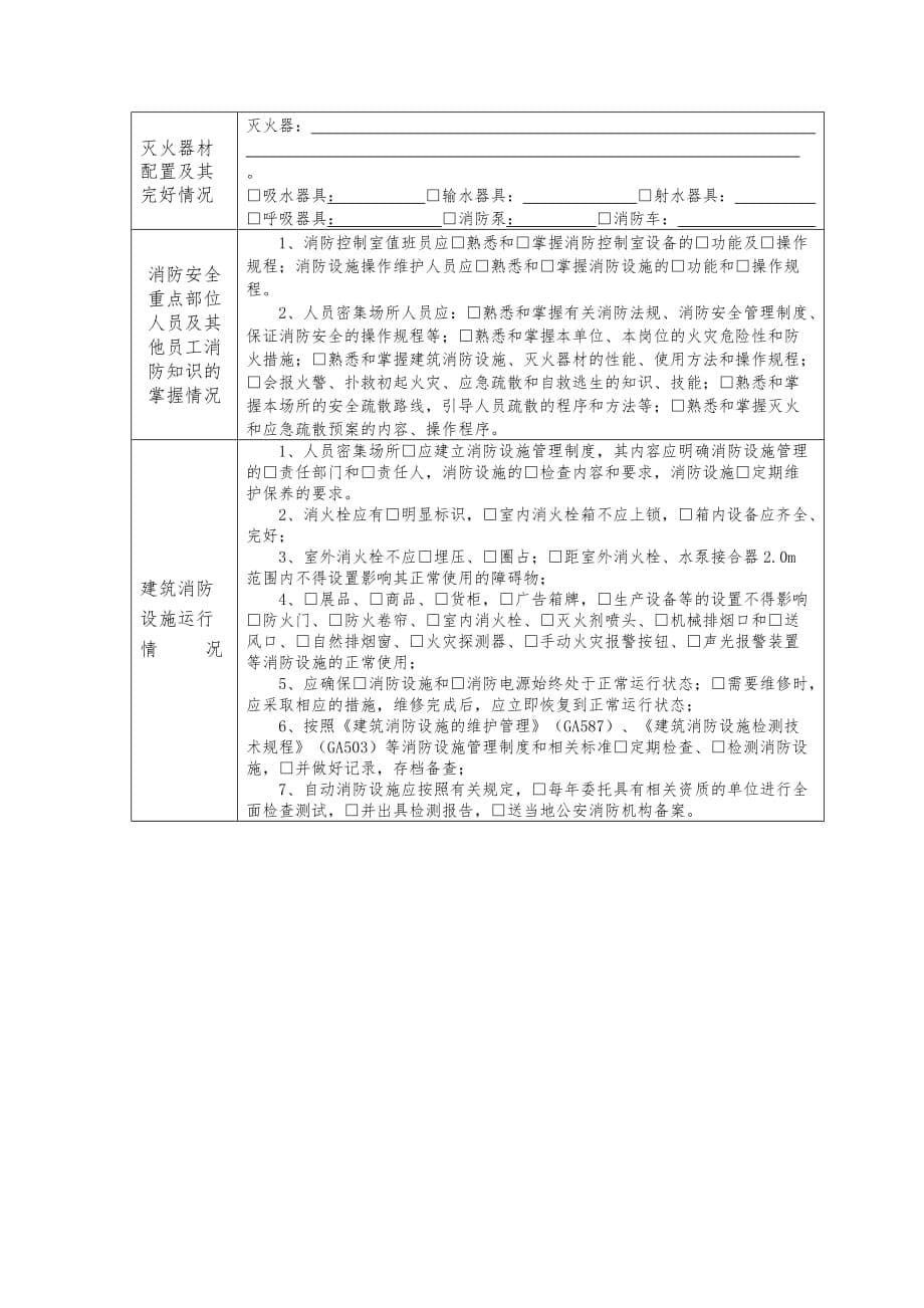 防火检查记录（7页）_第5页