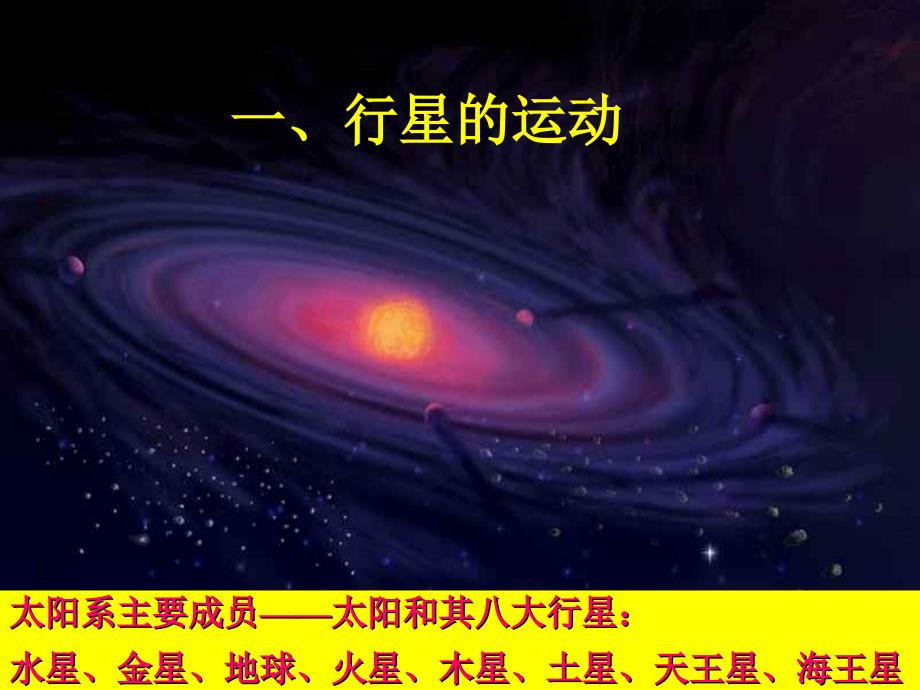 《行星的运动》-精选课件（公开PPT）_第1页