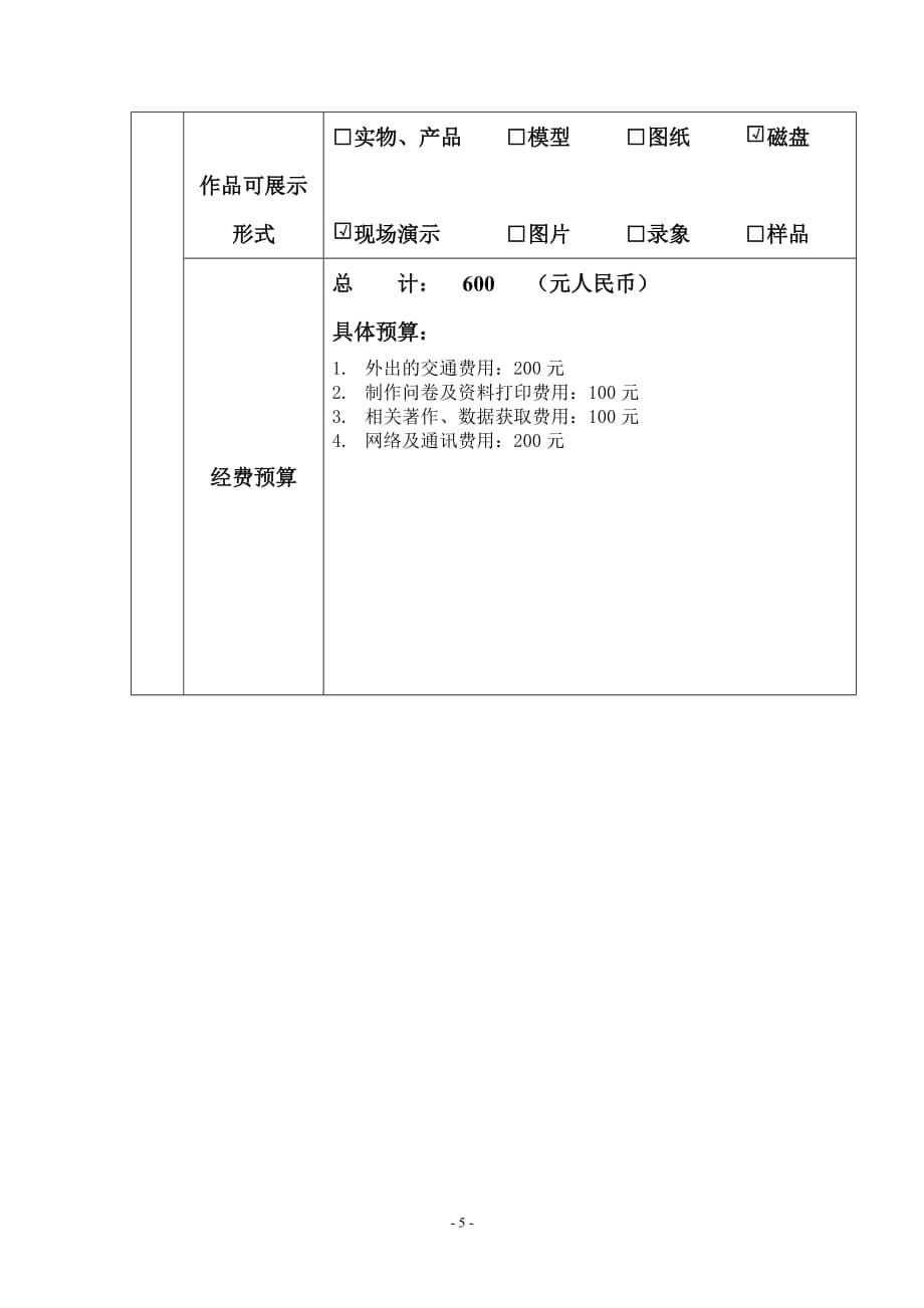 （2020）年项目管理广东商学院学生科研项目申报书_第5页