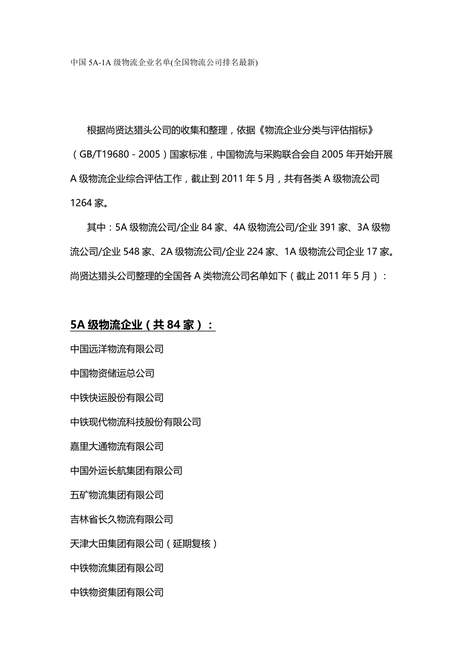 2020年（物流管理）全国物流企业排行榜_第2页