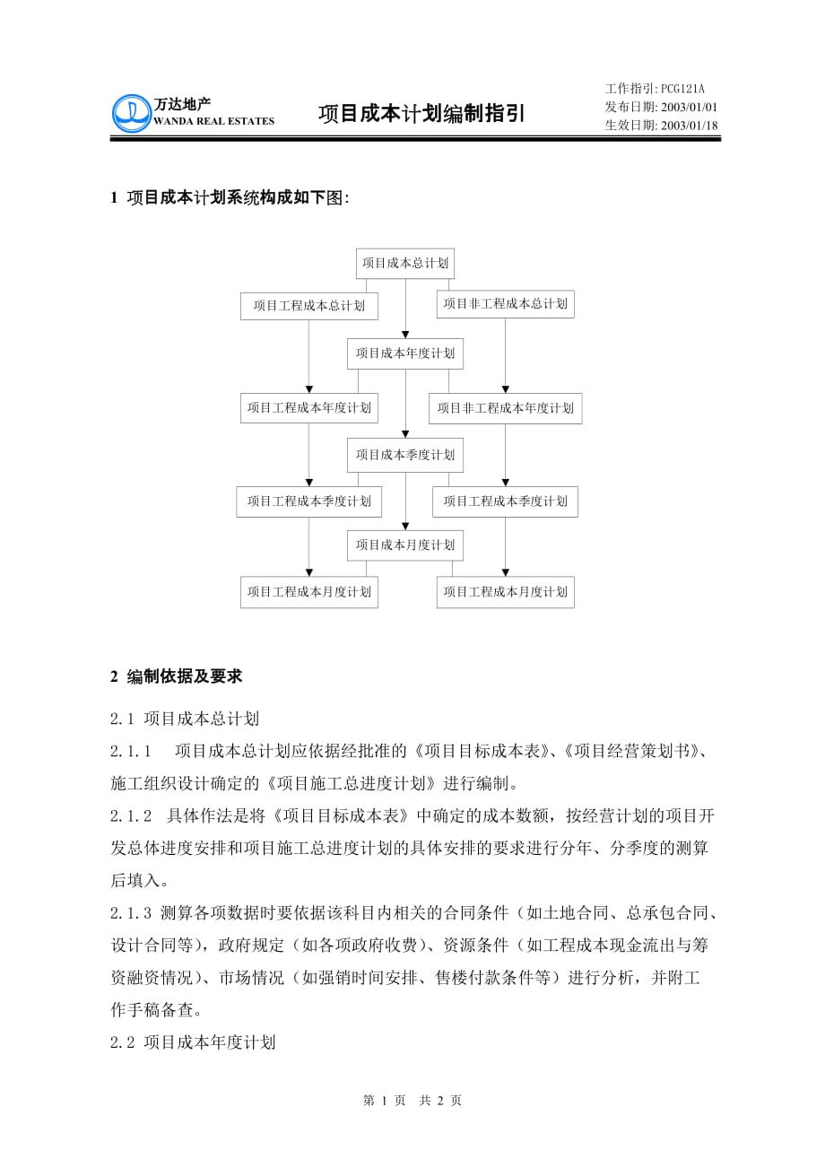 （2020）年项目管理项目成本计划编制指引_第1页