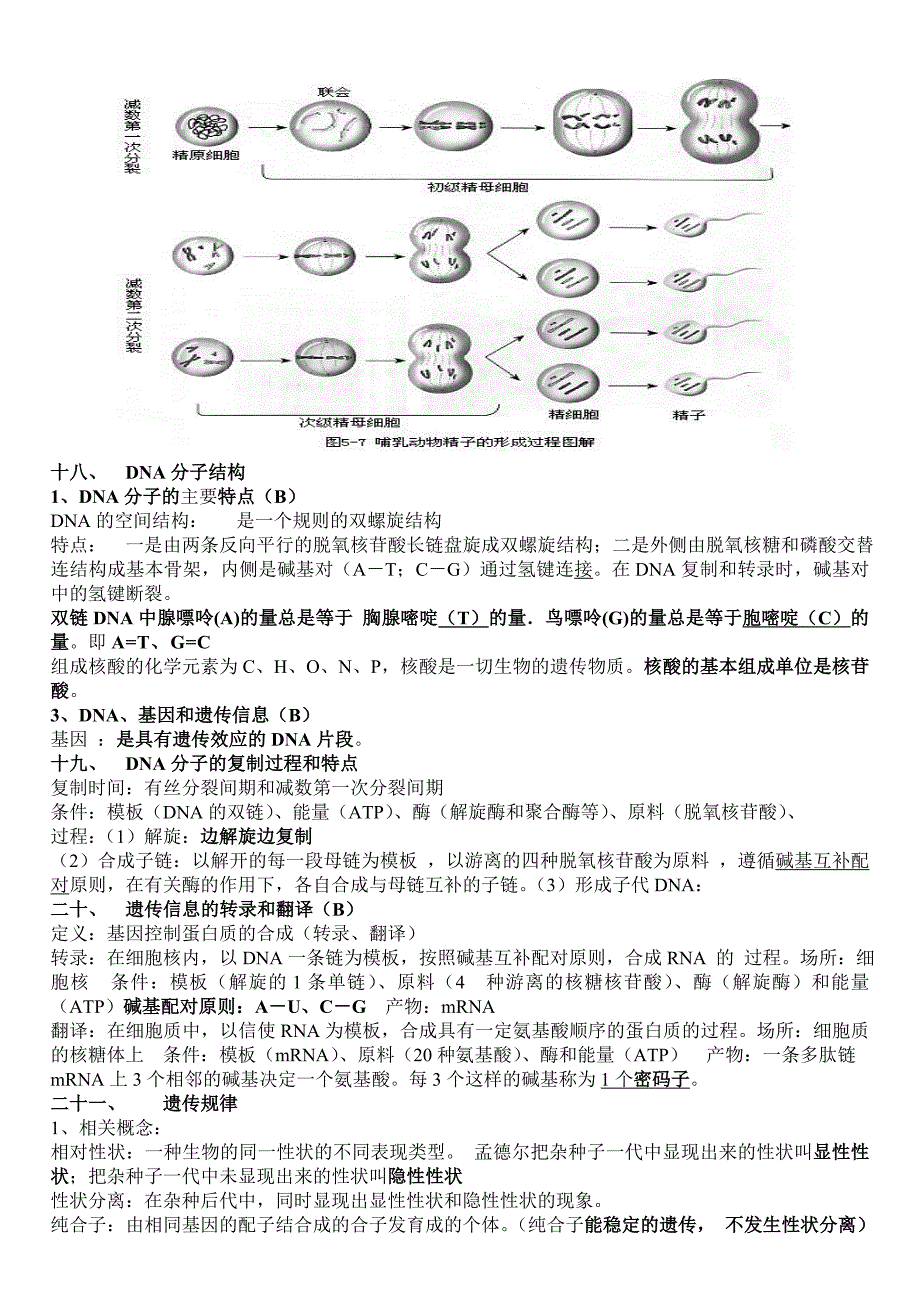 高中生物知识点总结2017_第4页