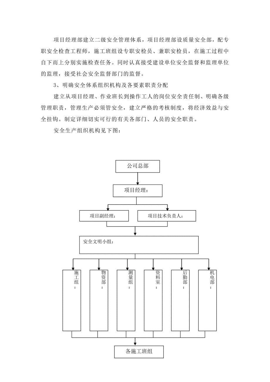 水环境整治工程安全生产、文明施工组织设计方案_第5页