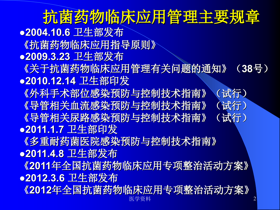 抗菌药物临床应用管理与合理应用抗菌药物教学材料_第2页