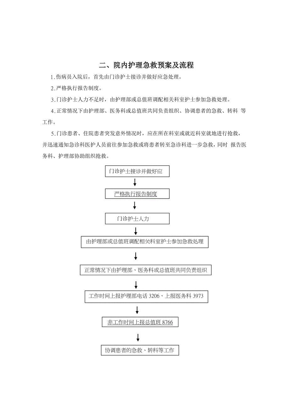 2020年(应急预案）护理应急预案（DOC36页）_第5页