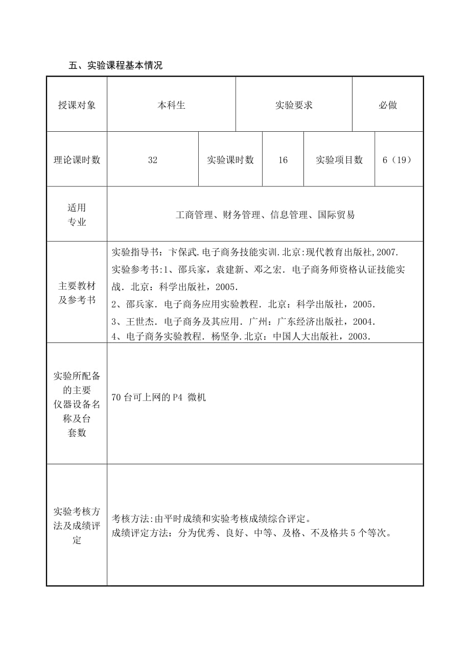 2020年(项目管理）关于组织汇编《实验教学课程教学大纲及实验项目教学基本要求》的_第3页