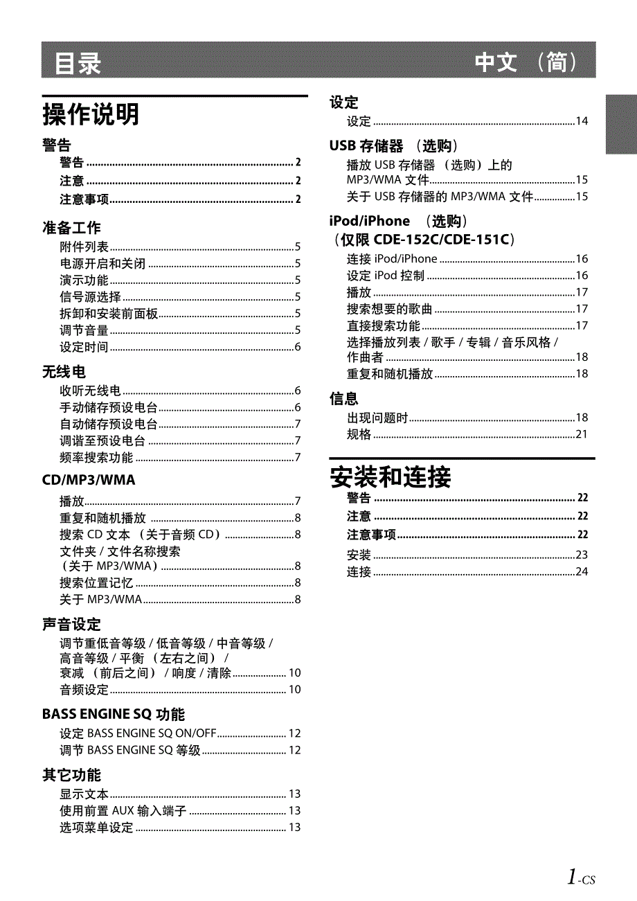 CDE-151C产品说明书.pdf_第1页