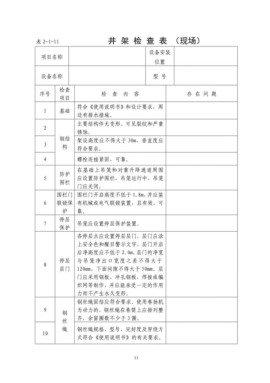 2020年(项目管理）施工升降机检查项目_第5页