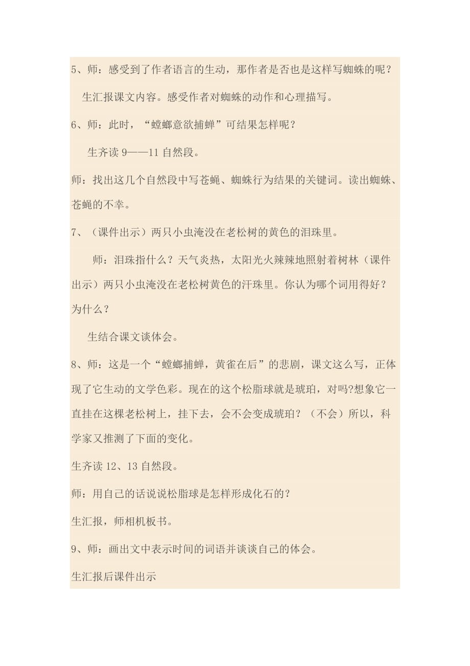 《琥珀》阅读指导课教案.doc_第4页