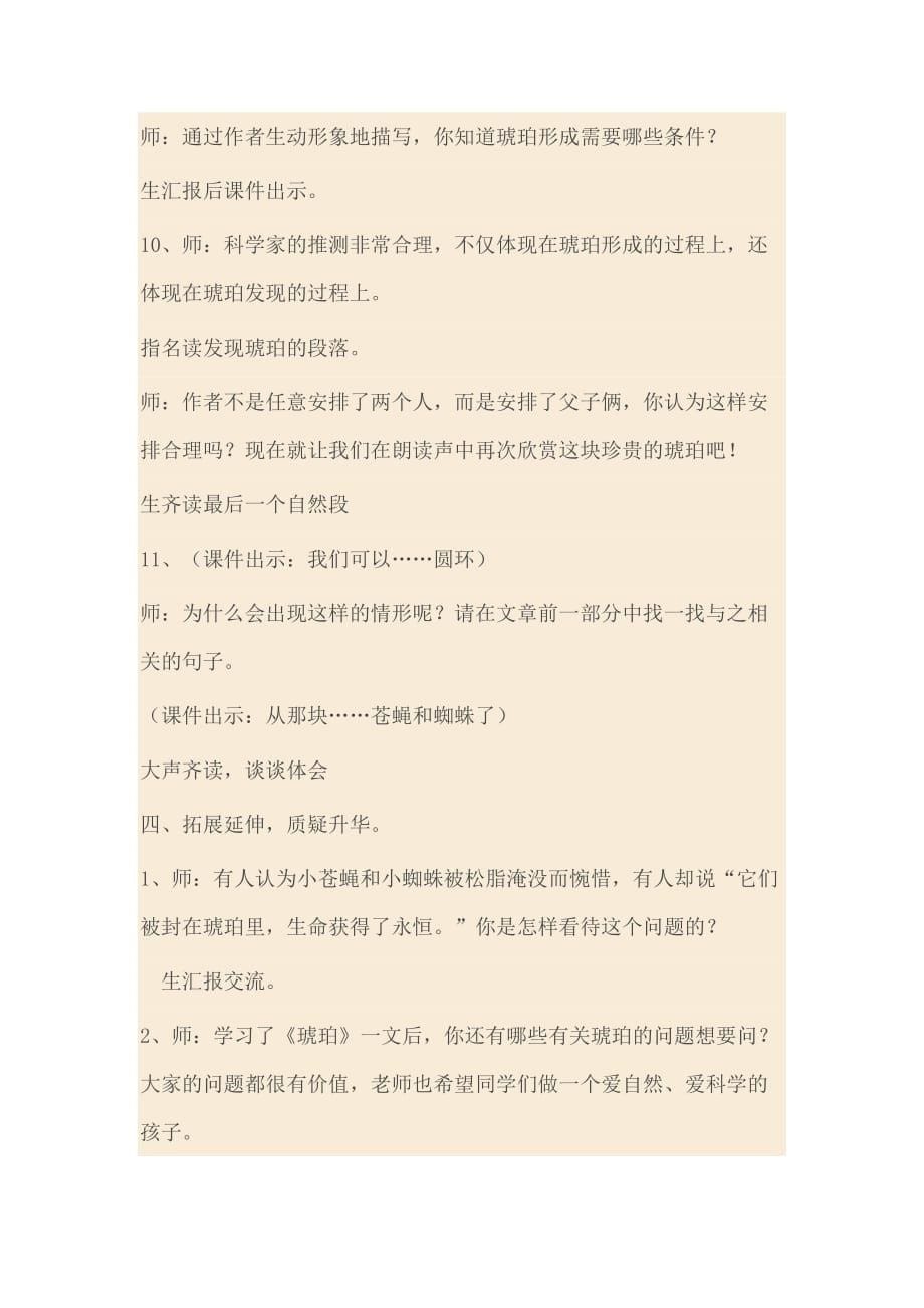 《琥珀》阅读指导课教案.doc_第5页