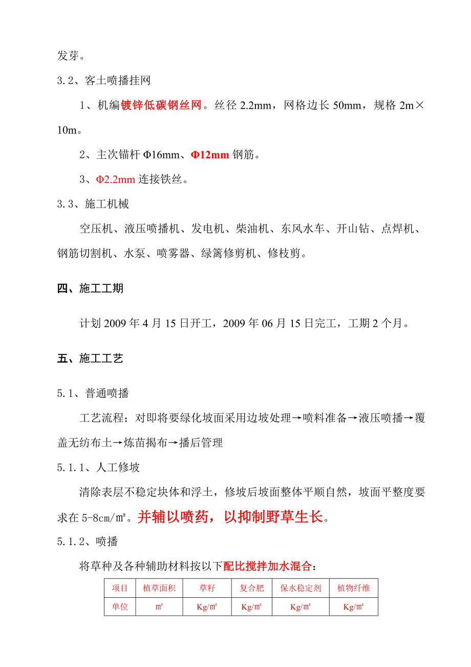 高速公路边坡植被防护施工方案_第3页