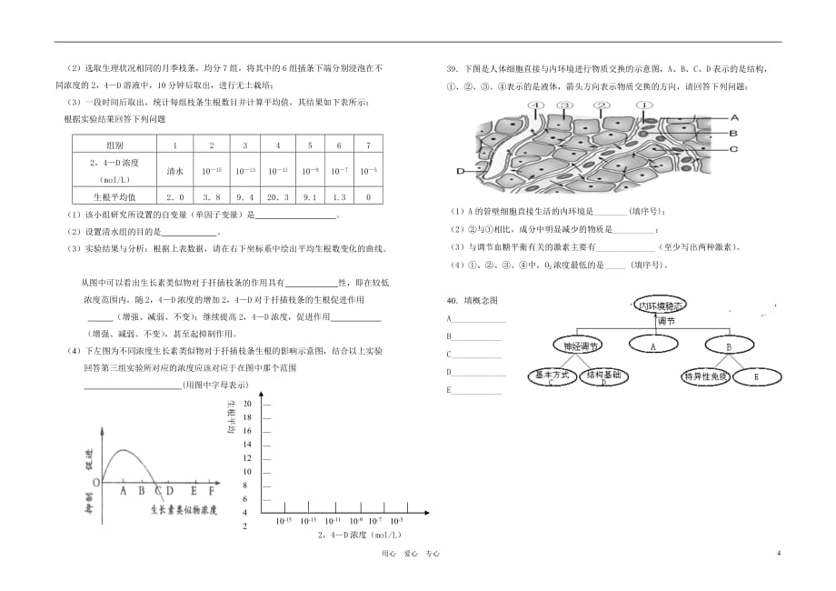 江苏省10-11学年高二生物上学期期中苏教版必修【会员独享】.doc_第4页