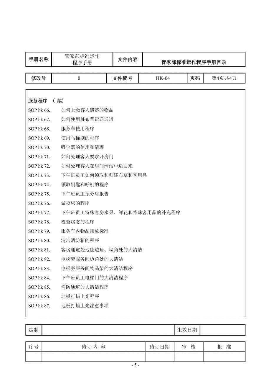 2020年(运营管理)管家部运营手册_第5页