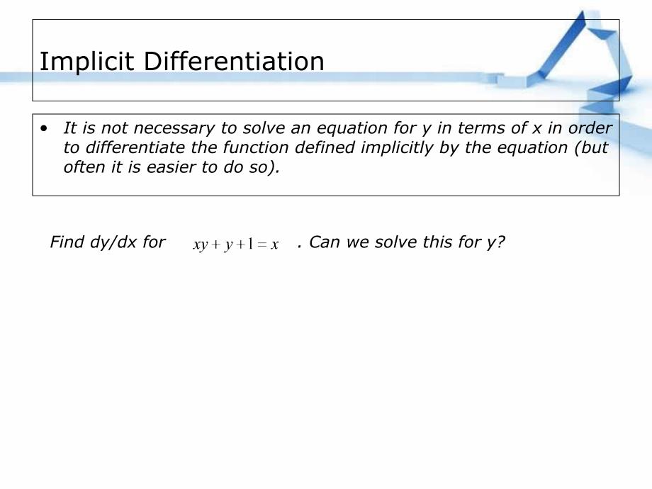 chapter 5 Implicit Differentiation隐函数微分_第3页