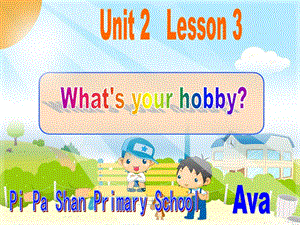 lesson3-What’s-your-hobby公开课课件