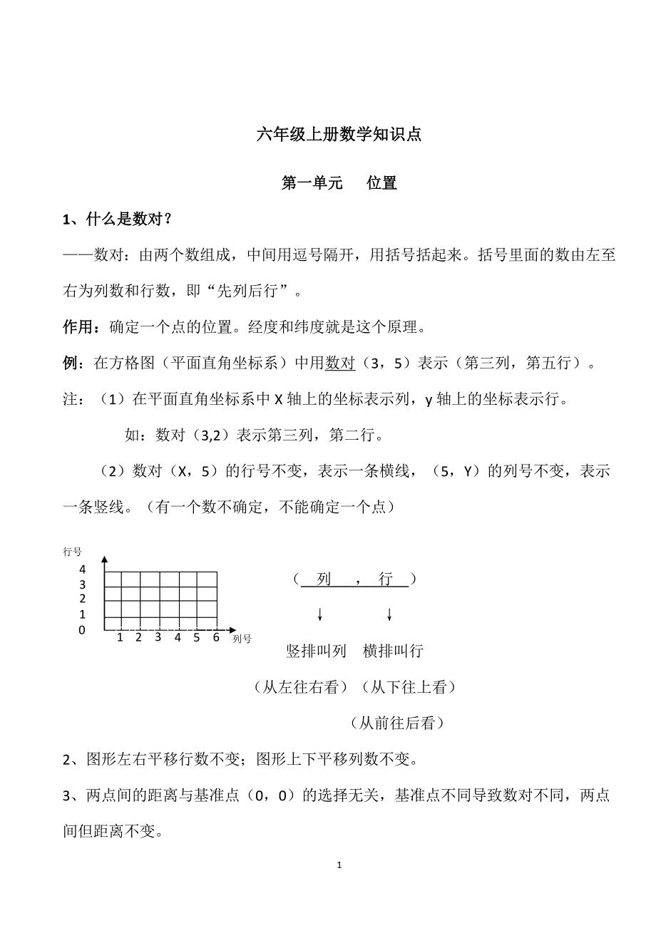 （2020年整理）人教版小学六年级数学上册各单元知识点整理归纳总结.doc_第2页