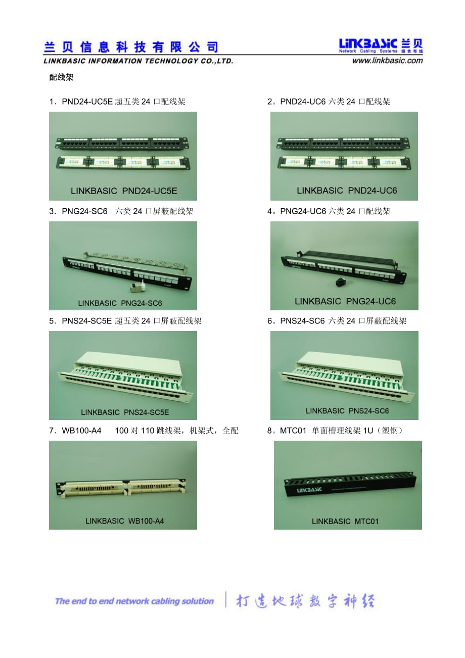 2020年(产品管理）LINKBASIC兰贝布线方案用产品照片__第3页