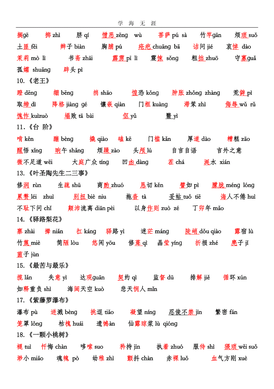 （2020年整理）最新部编版七年级语文下册字词整理.doc_第2页