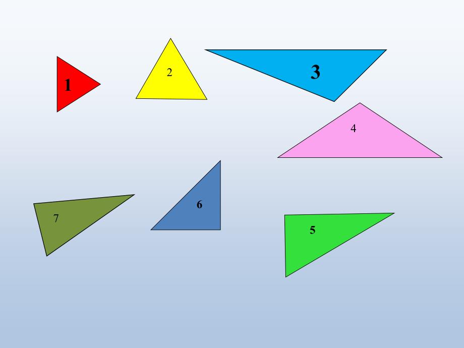 四年级下册数学课件-三角形的分类 冀教版 (共22张PPT)_第3页