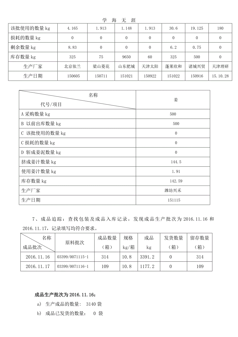 （2020年整理）最新产品模拟追溯演练报告171120.doc_第4页