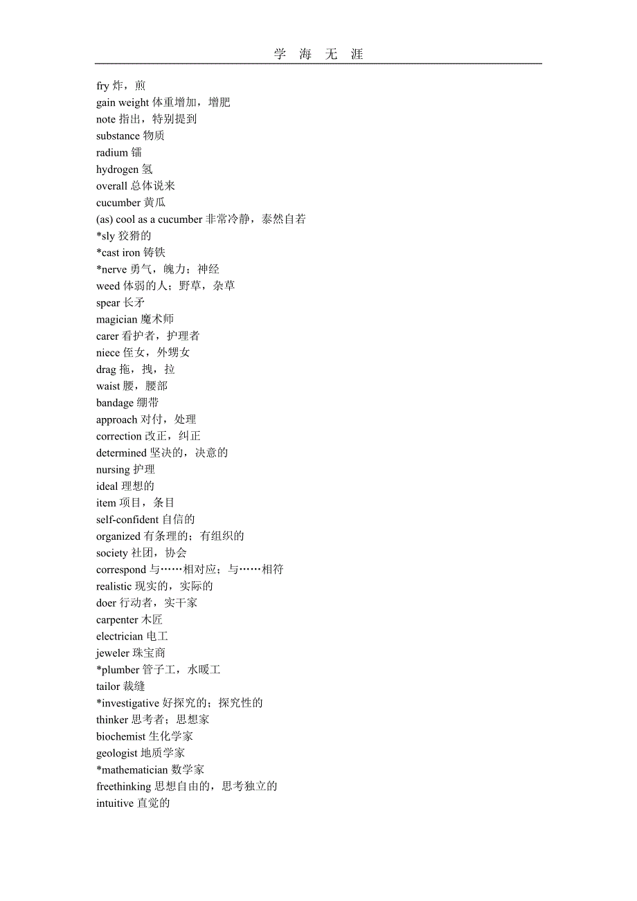 （2020年整理）模块十一单词表(译林版).doc_第2页