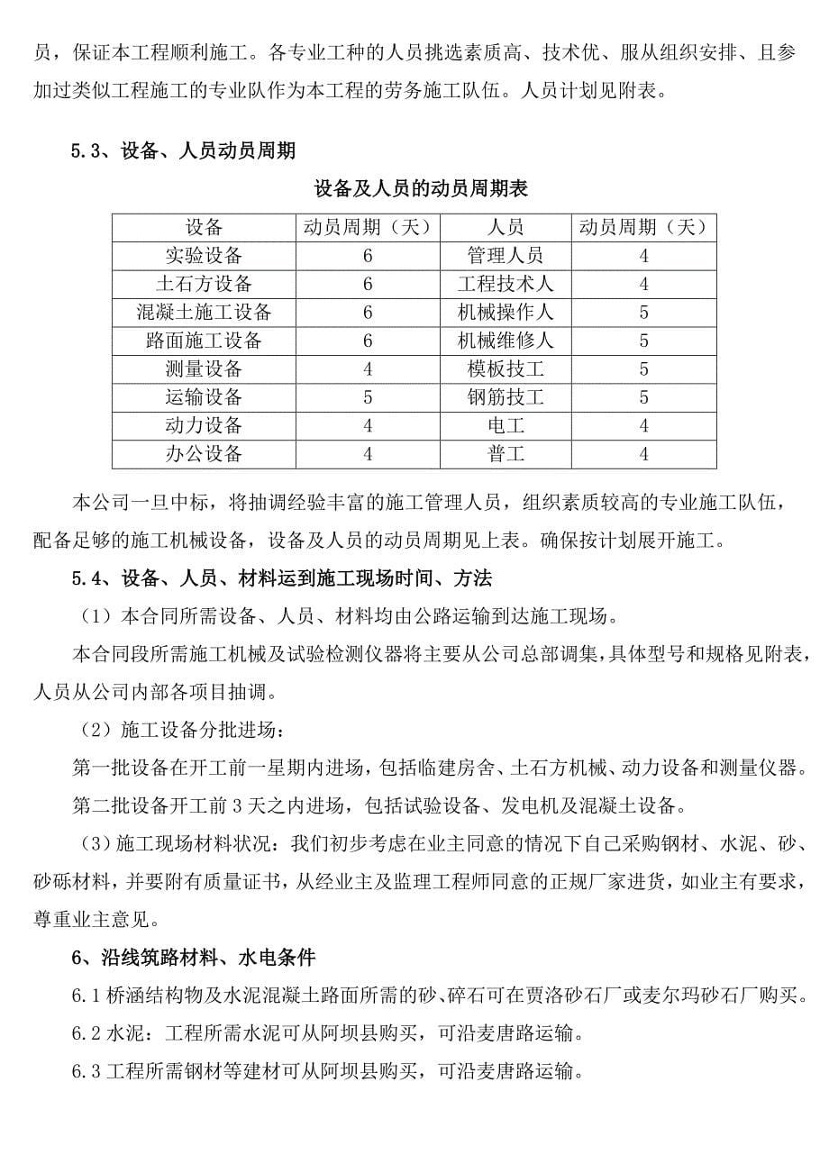 2020年(招标投标）砂砾石路面工程施工组设计投标用10_第5页