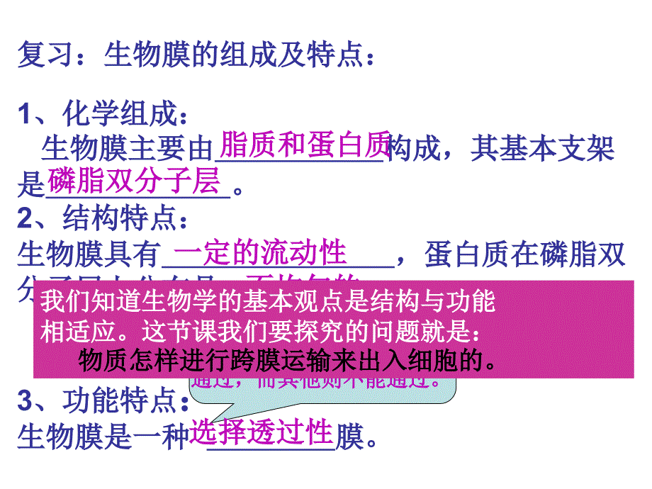 物质跨膜运输的方式知识课件_第2页