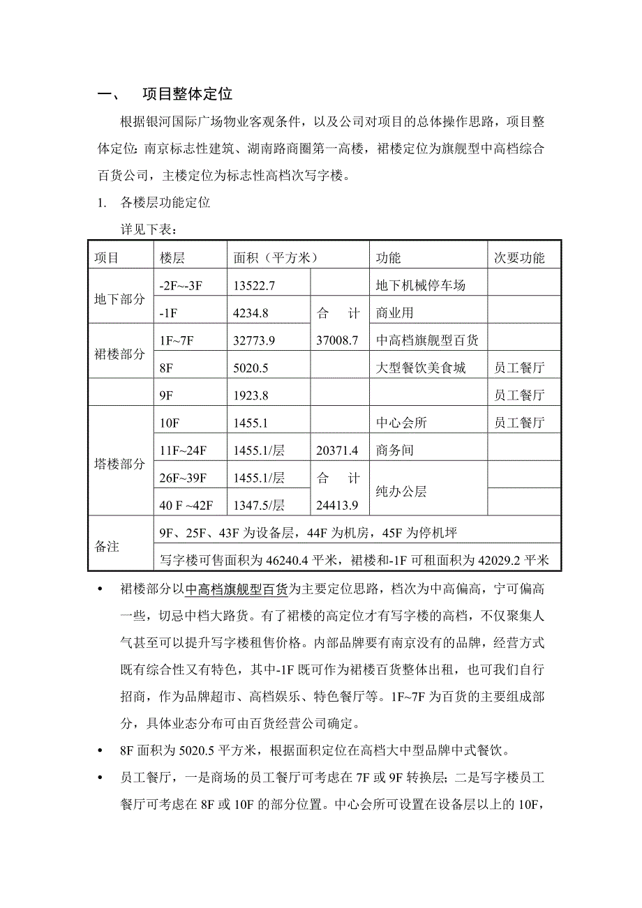 （策划方案）南京银河国际广场策划报告(DOC 38页)v_第2页