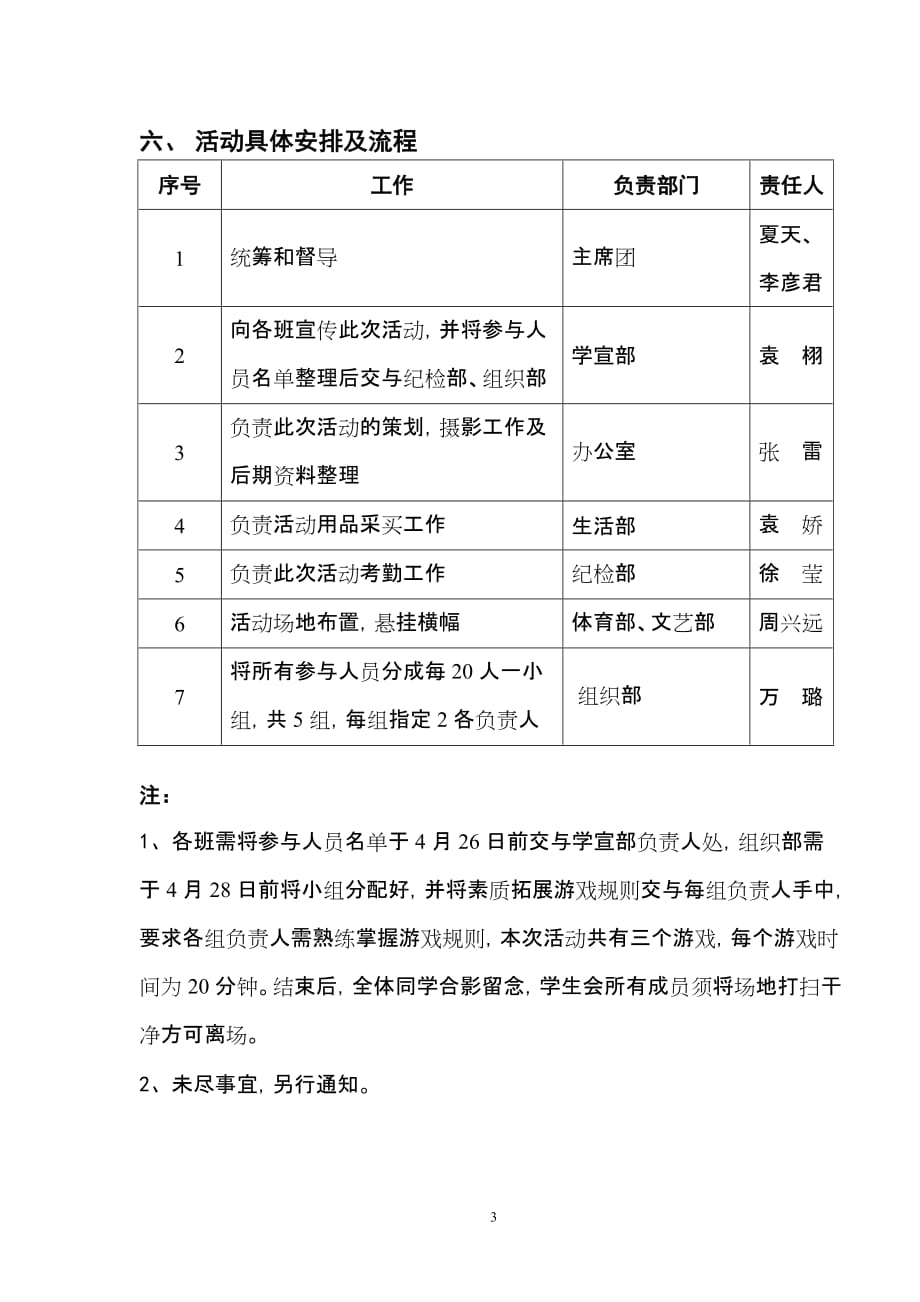 （策划方案）数计学院心理健康教育策划案v_第3页