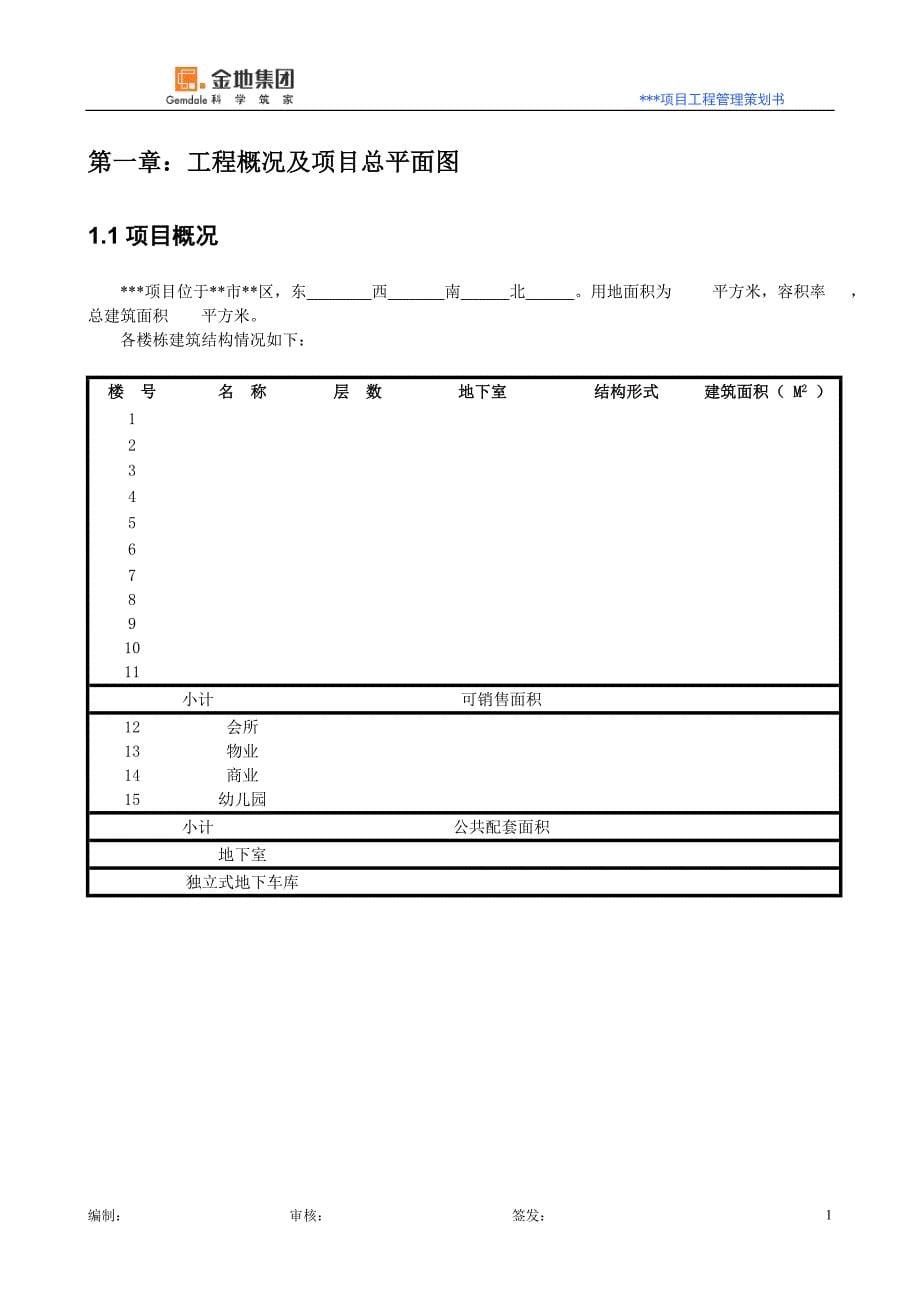 2020年(策划方案）工程策划书模板__第5页