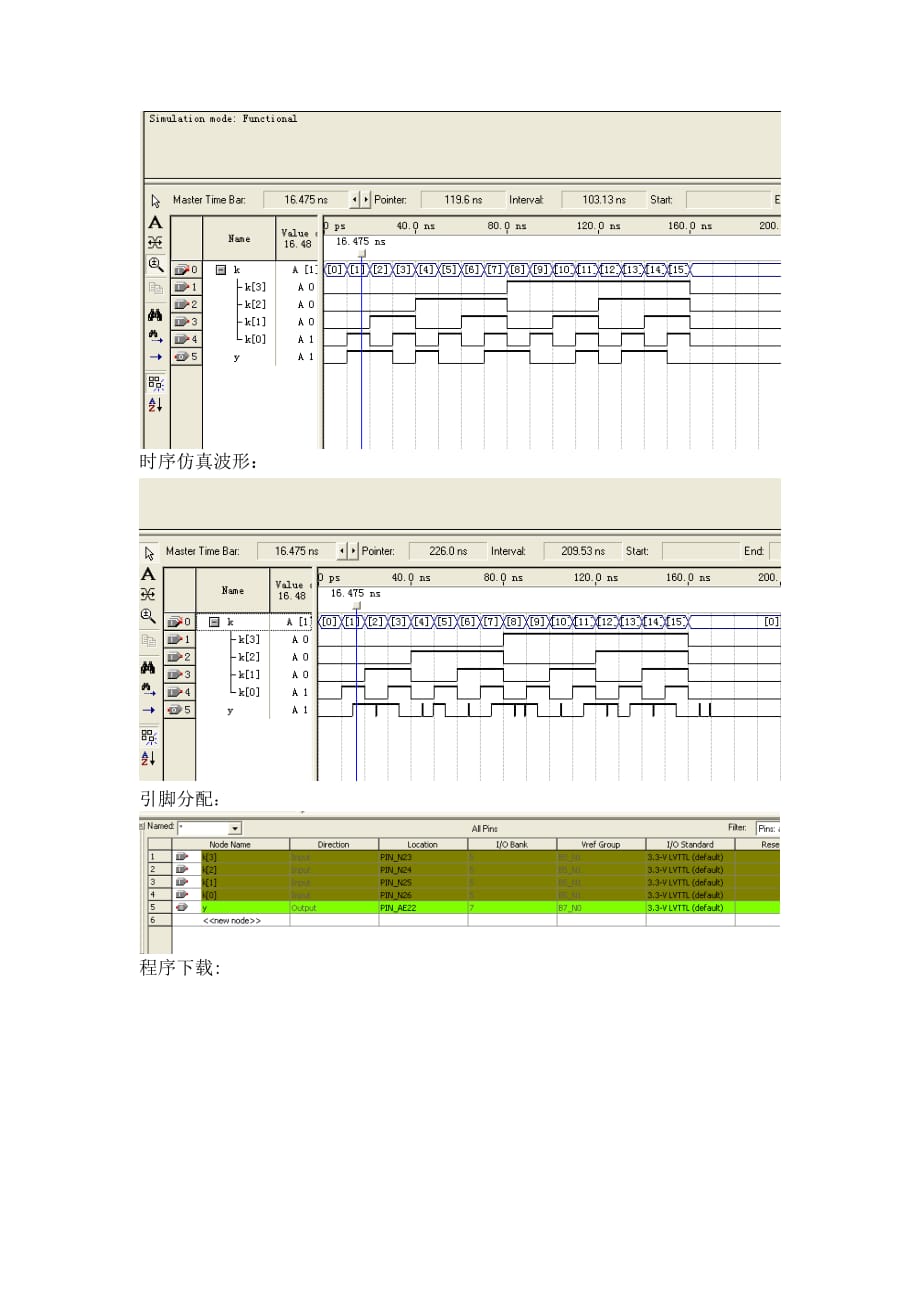 FPGA 简单的组合逻辑电路设计实验报告.doc_第4页