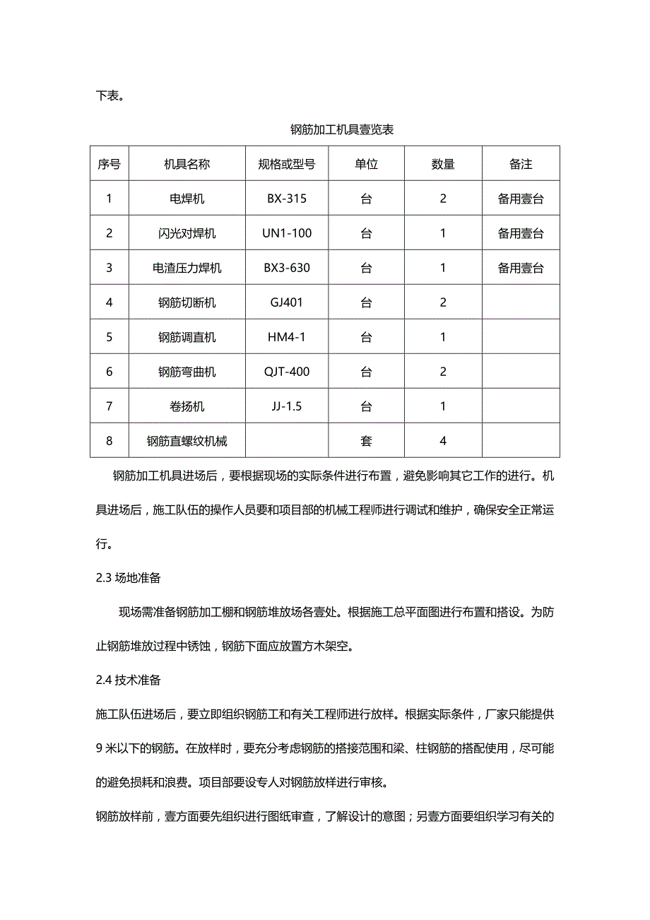 （建筑工程管理）永宁国际管理用房钢筋工程施工方案精编._第3页