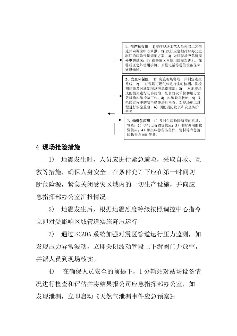 天燃气分输站破坏性地震应急预案_第5页