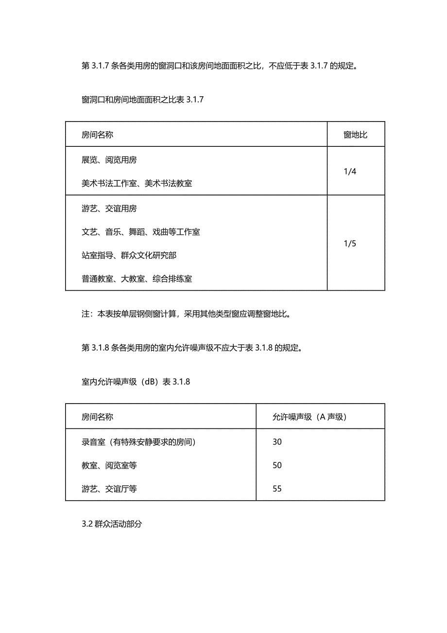 （建筑工程管理）文化馆建筑设计规范精编._第5页