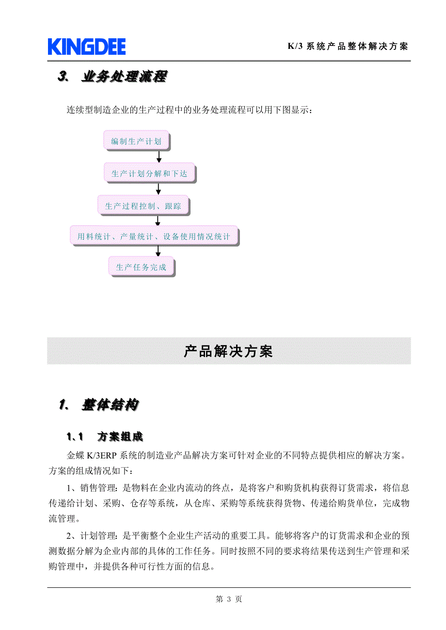 2020年(产品管理）金蝶k3制造业(流程型)产品整体解决方案__第3页