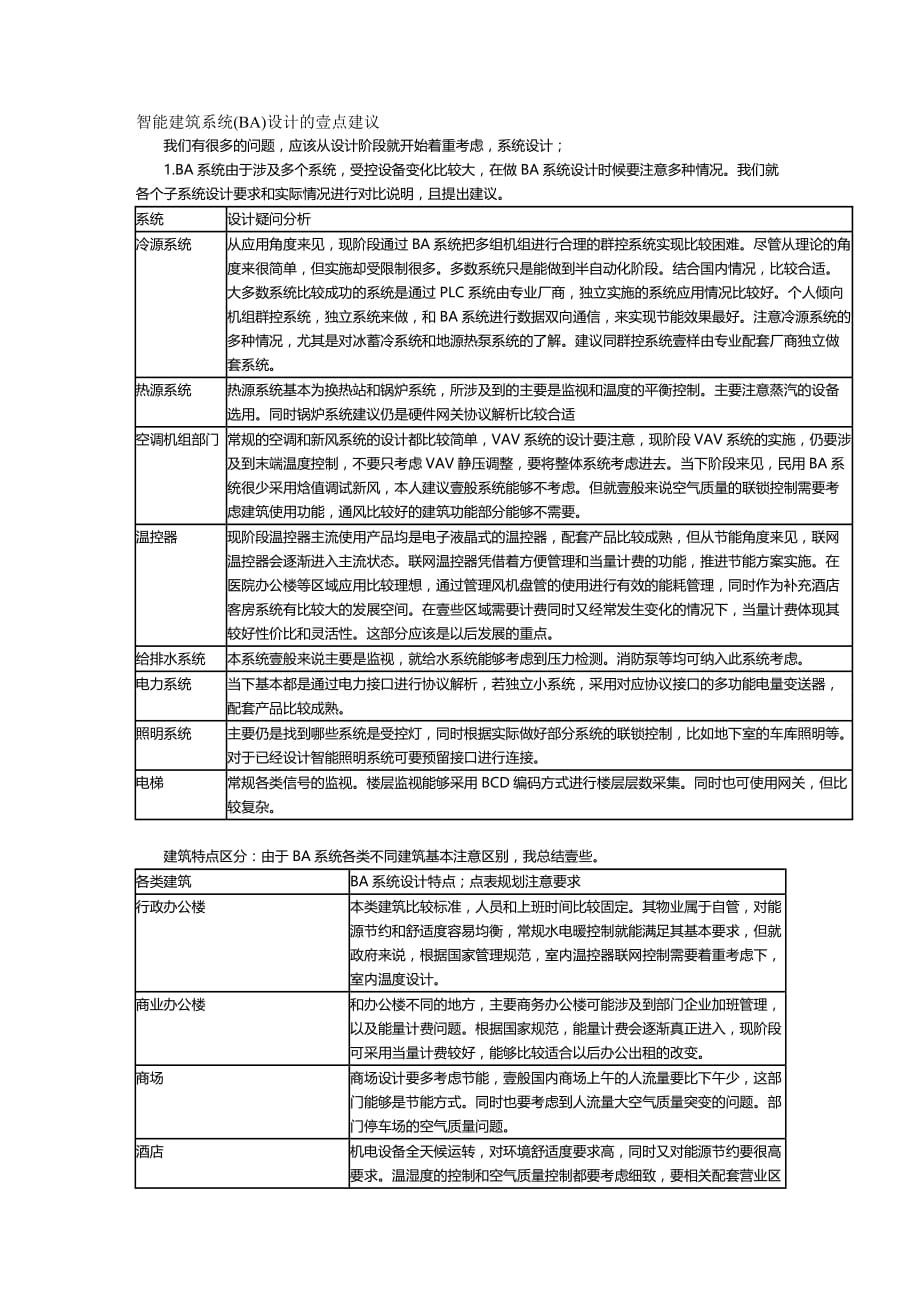 （建筑工程管理）智能建筑系统设计的一点建议精编._第2页