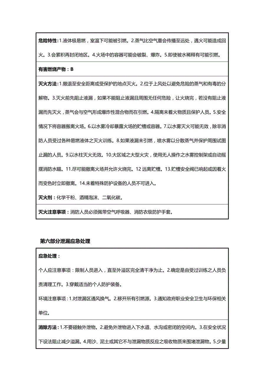 2020年（安全管理套表）丙酮 安全资料表 MSDS (Material Safety Data Sheet物质安全资料表_第4页