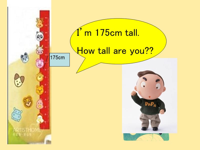 人教版PEP英语六年级下册Unit1 How tall are you B Lets learn课件等.ppt_第3页