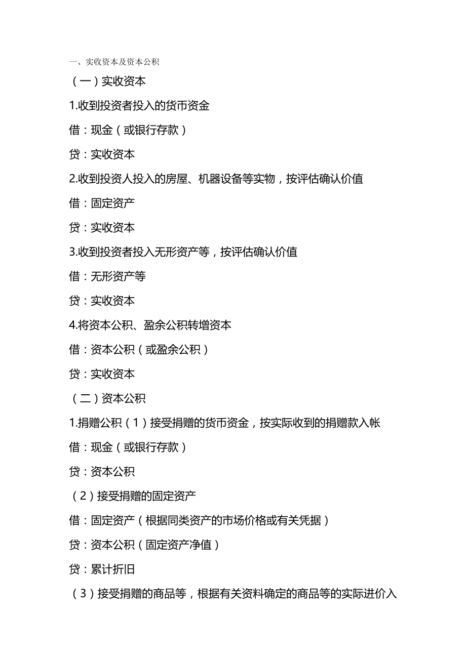 2020年（财务会计）会计从业考试不得不知道的个分录_第2页