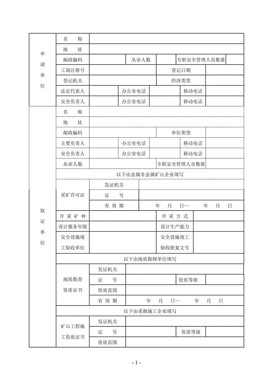 （安全生产）非煤矿矿山企业安全生产许可证核发._第5页