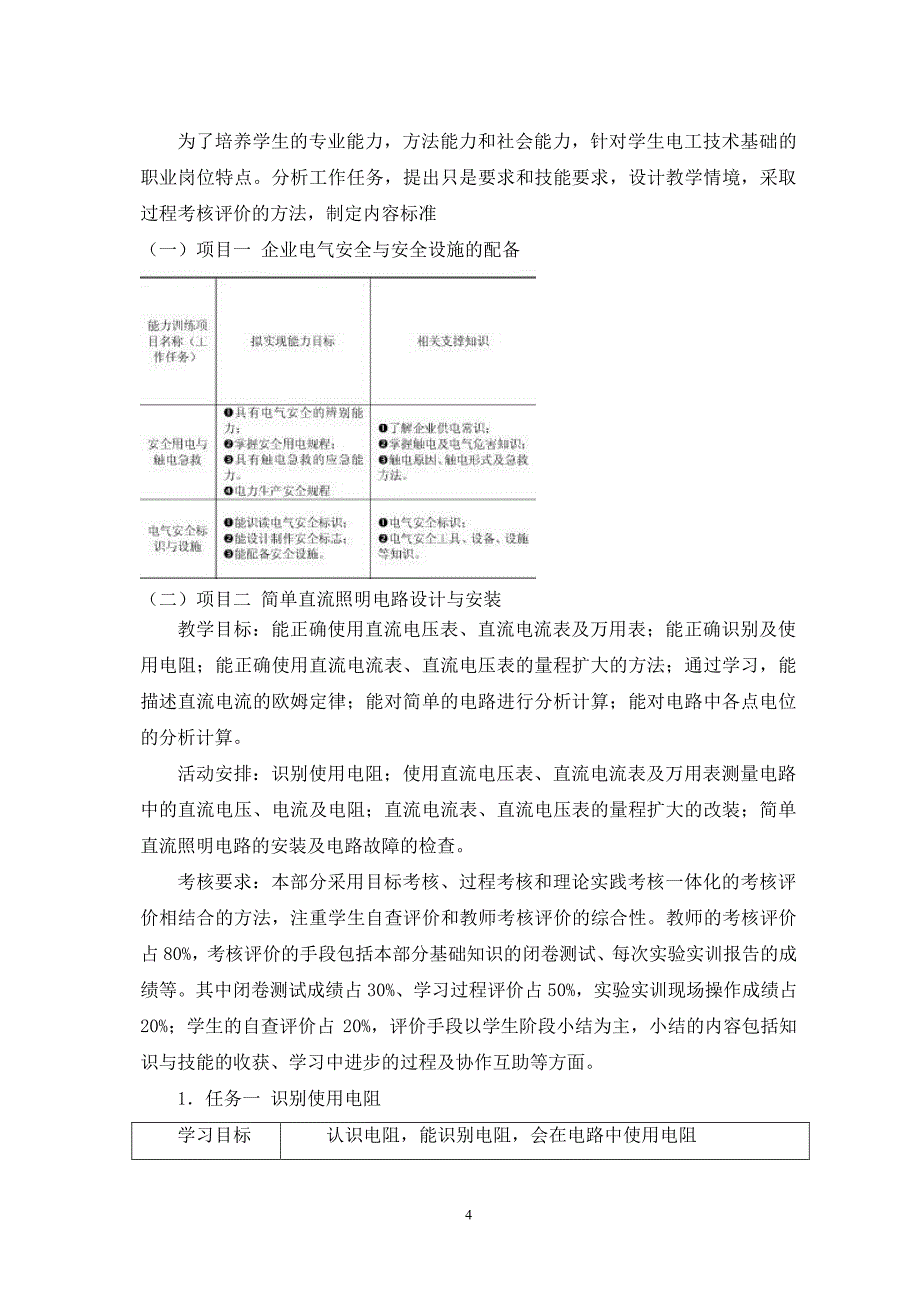 《电工技术基础与技能课程标准》（6.29）.pdf_第4页