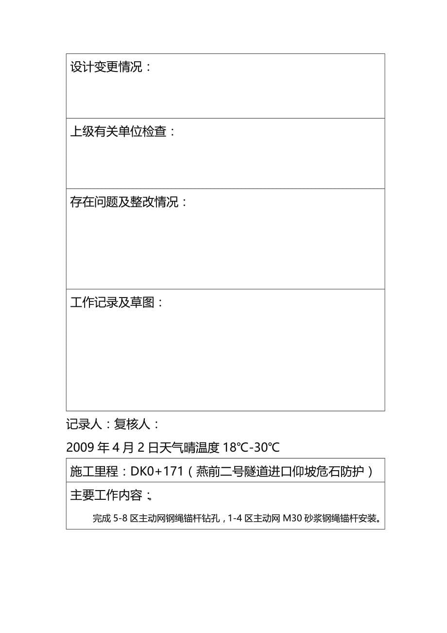 2020（建筑工程管理）联合体施工日记燕二防护_第5页