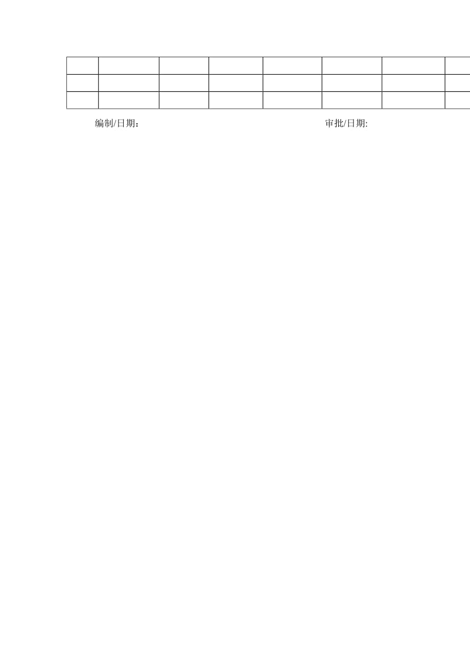 《精编》质量管理体系表格汇总56_第2页