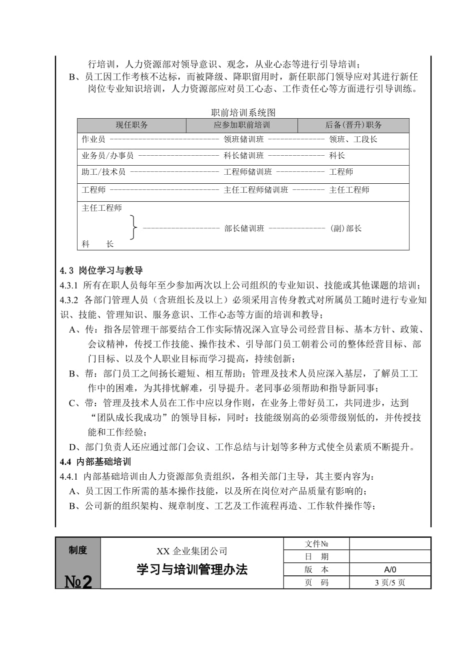 《精编》企业培训管理制度79_第3页