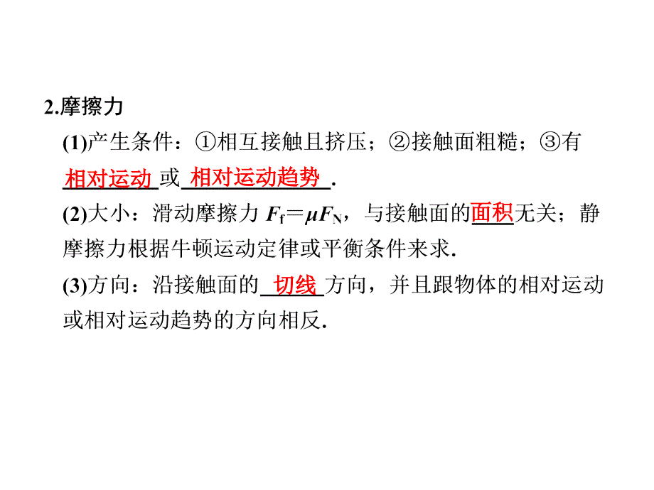 2011届高三物理二轮复习精品专题一 力与物体的平衡_第3页