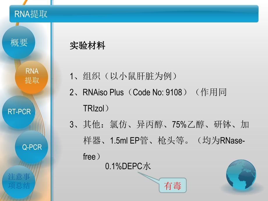 动物组织RNA提取及荧光定量PCR 精讲_第3页