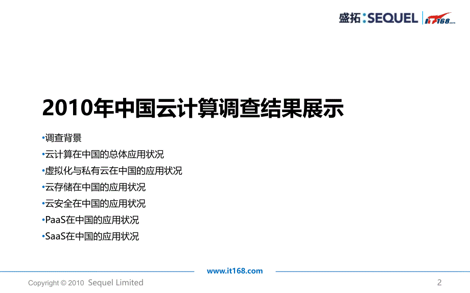 2010年中国云计算调查报告资料_第2页