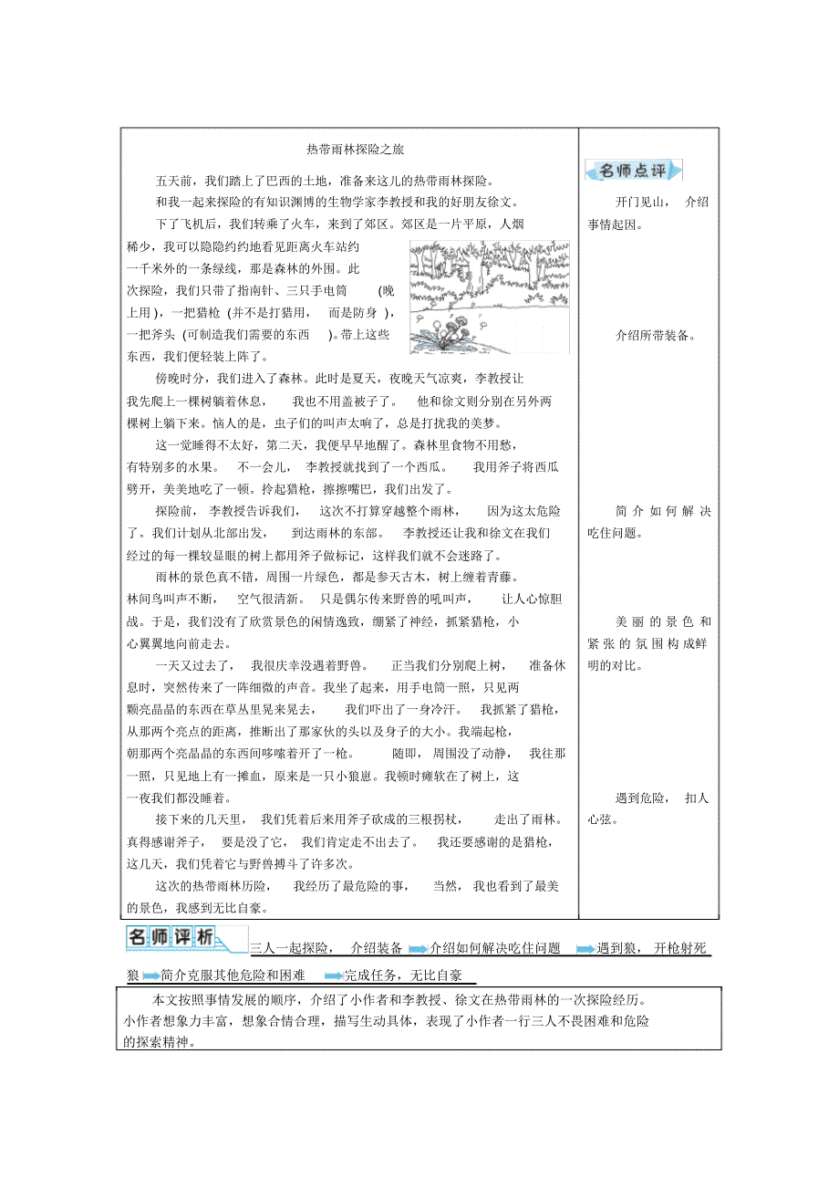 2021统编教材部编版五年级下册语文第六单元习作神奇的探险之旅例文教案_第2页